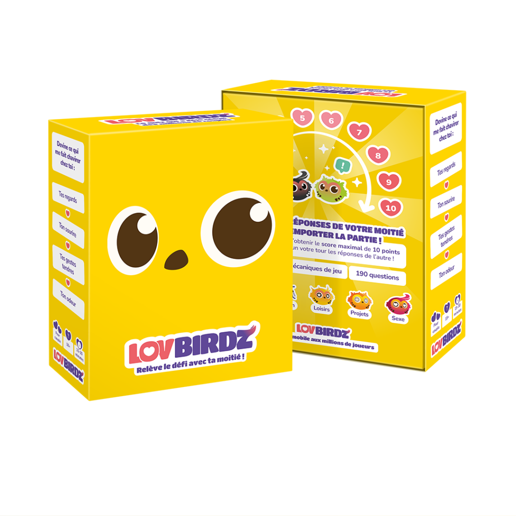 Aperçu de la boîte du jeu de société LovBirdz